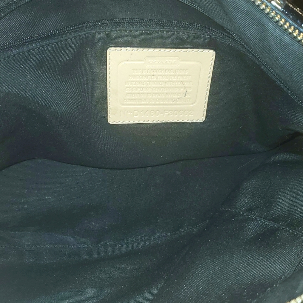 Coach Signature PVC Satchel - Picture 5 of 6